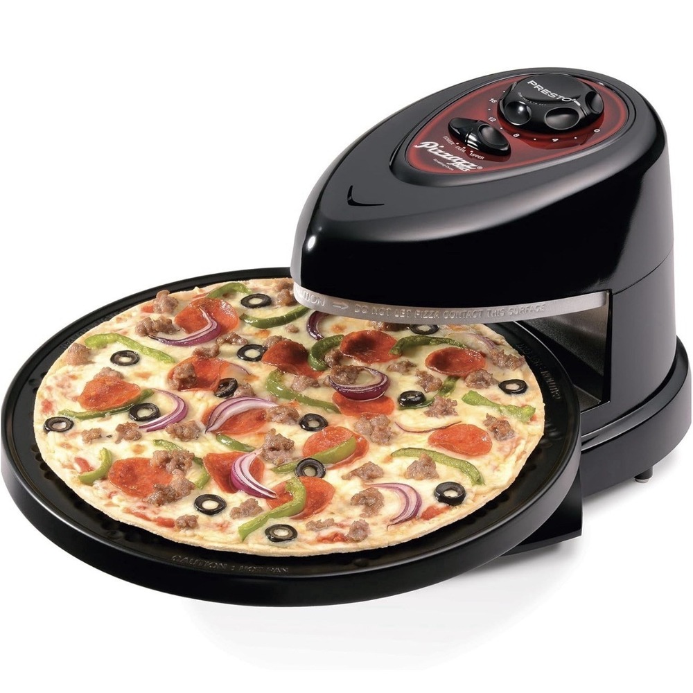 Presto Pizzazz Plus Rotating Pizza Oven - Black (3430)